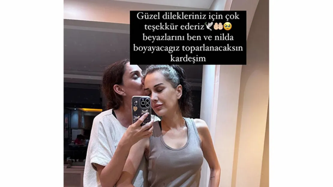 Tahliye sonrası ilk fotoğrafını paylaştı