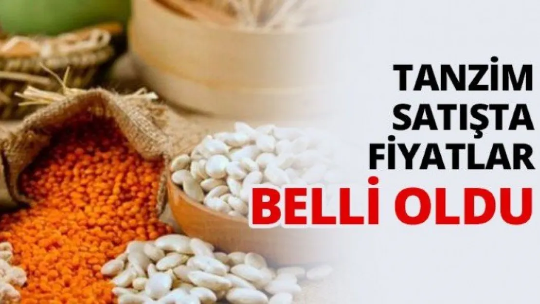 Tanzim satışta fiyatlar belli oldu