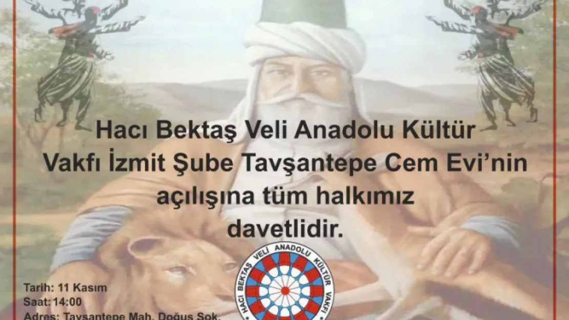 Tavşantepe'ye Cem evi geliyor