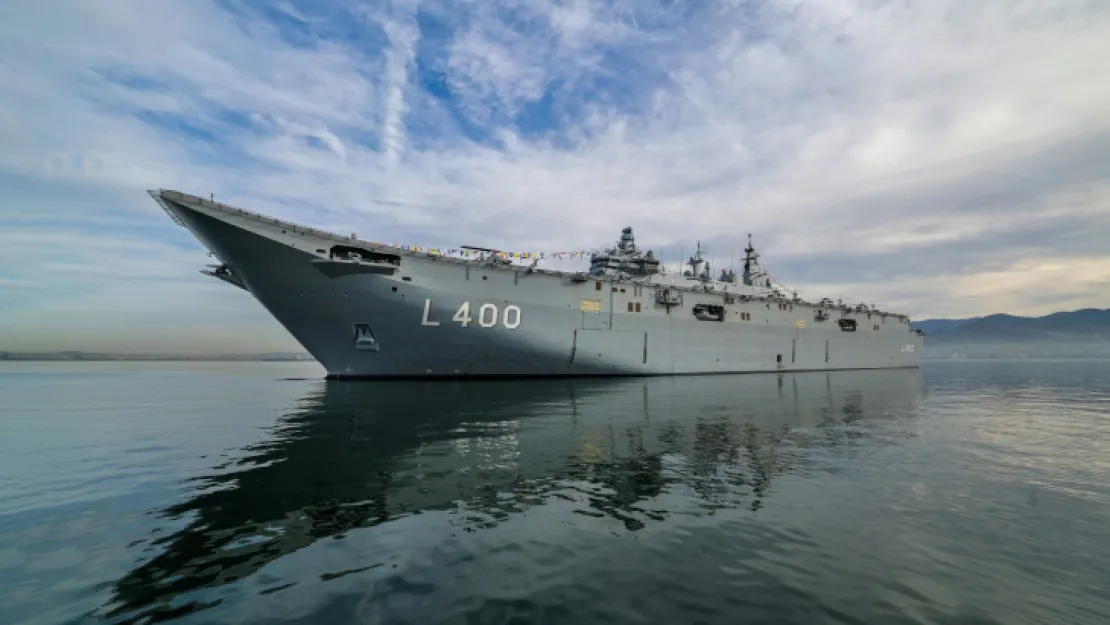 TCG Anadolu, Kocaeli'ye heyecan ve gurur verdi