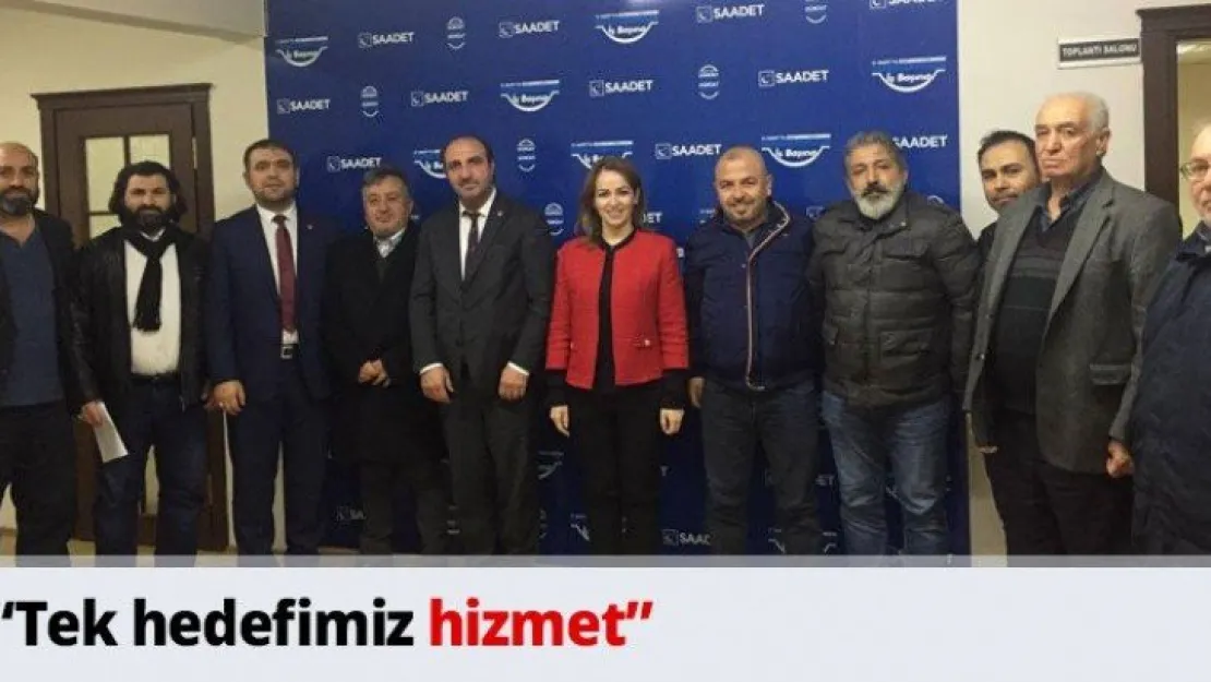 'Tek hedefimiz hizmet'