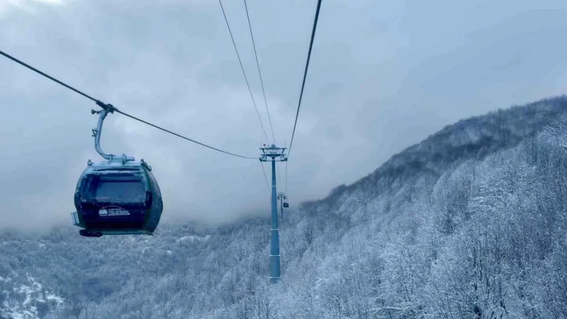 Teleferik keyfi kaldığı yerden