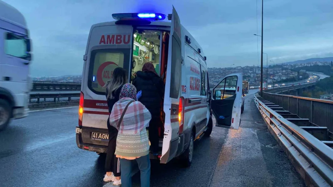 TEM'in Kocaeli geçişinde zincirleme kaza: 5 yaralı