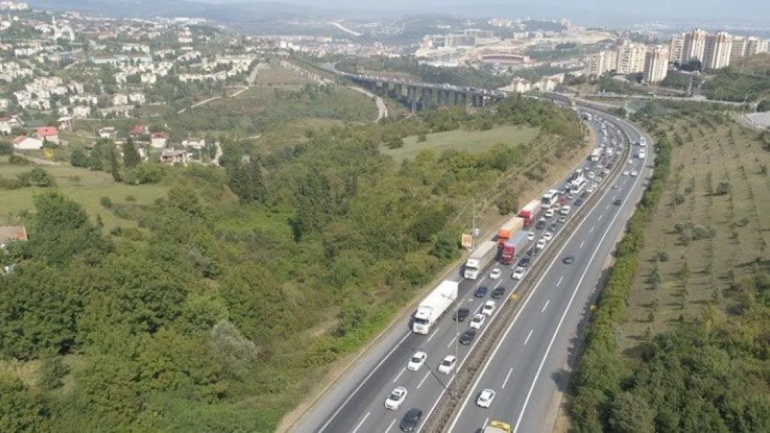TEM'de trafik durma noktasında!