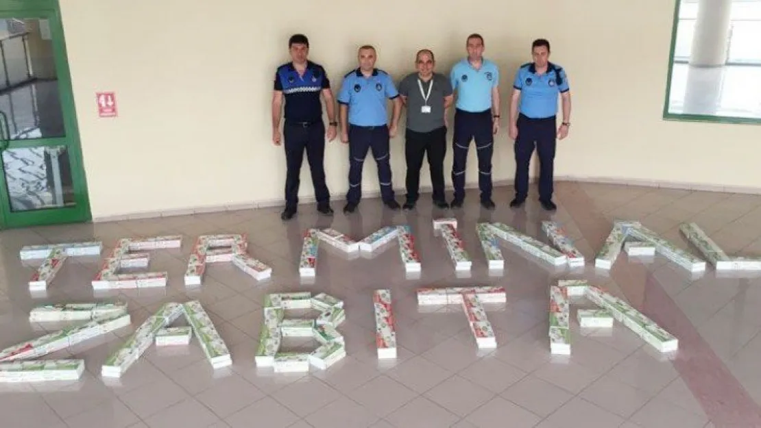 Terminalde kaçak pişmaniye operasyonu