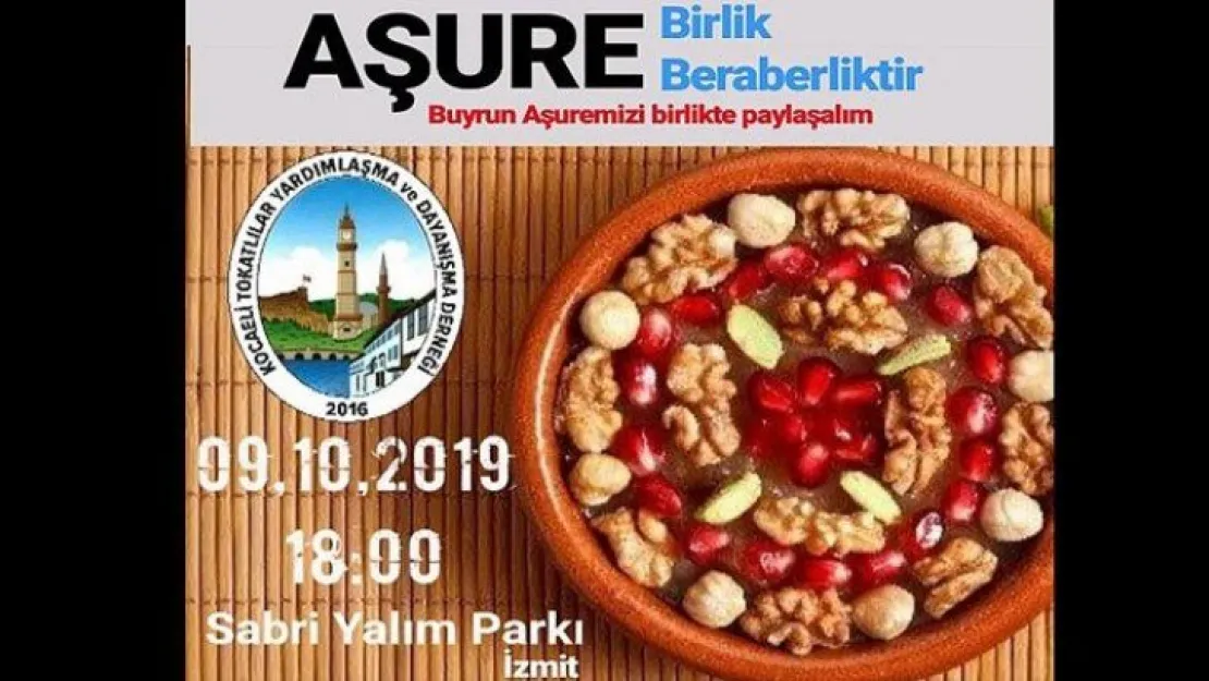 Tokatlılar Derneği İzmit'te 3500 kişilik aşure dağıtacak