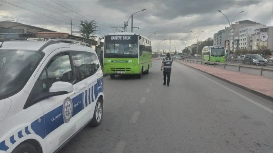 Toplu taşıma araçlarına titiz denetim