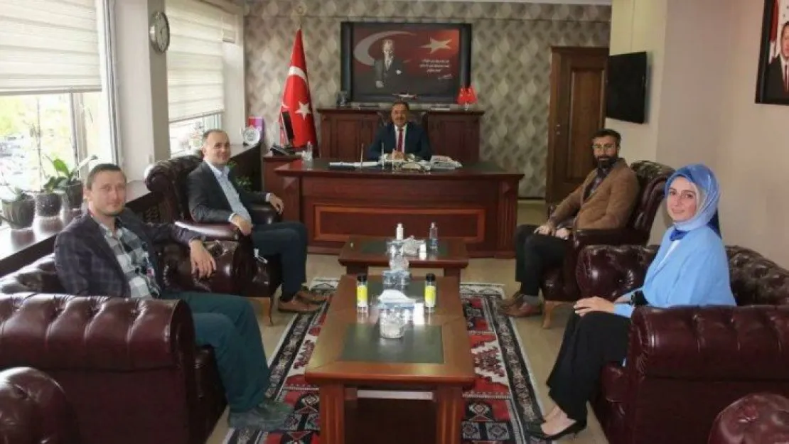 Türkiye Dil ve Edebiyat Derneğinden Kaymakam Güler'e ziyaret