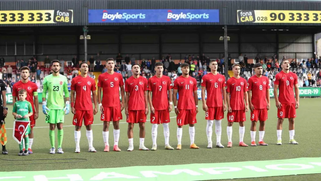 U19 Milli Futbol Takımı, Fransa'ya 2-1 yenildi