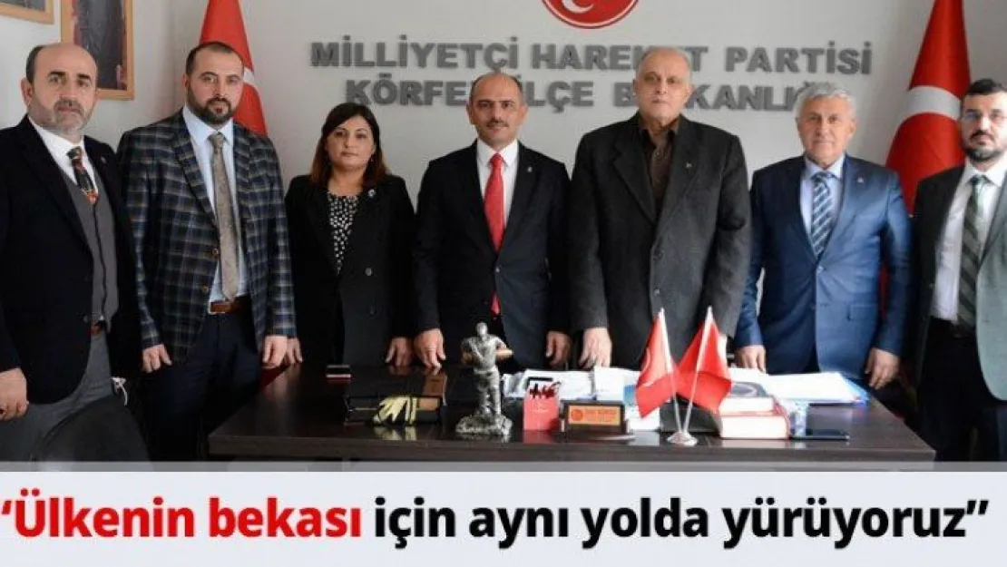 'Ülkenin bekası için aynı yolda yürüyoruz'