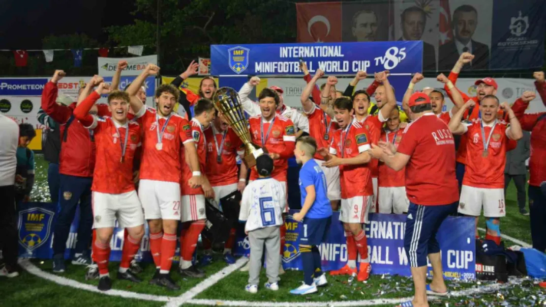 Kocaeli'deki Mini Futbol Dünya Şampiyonası'nda şampiyon belli oldu