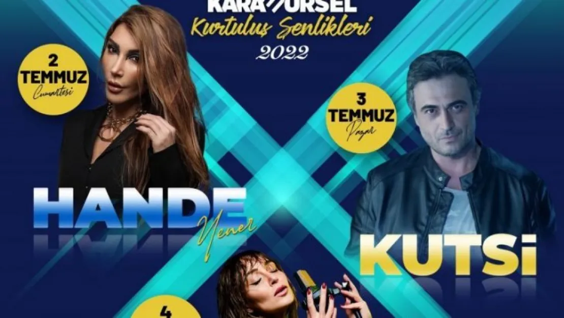 Ünlü sanatçılar Karamürsel'e geliyor