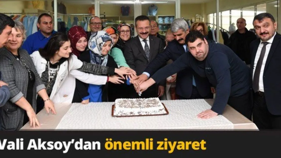 Vali Aksoy'dan önemli ziyaret