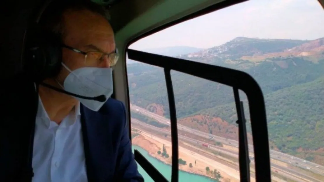 Vali Yavuz, Havadan Yapılan Trafik Denetimlerine Katıldı