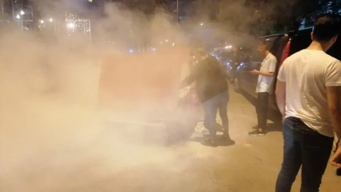 Vatandaşların uyarısıyla faciadan kurtuldu
