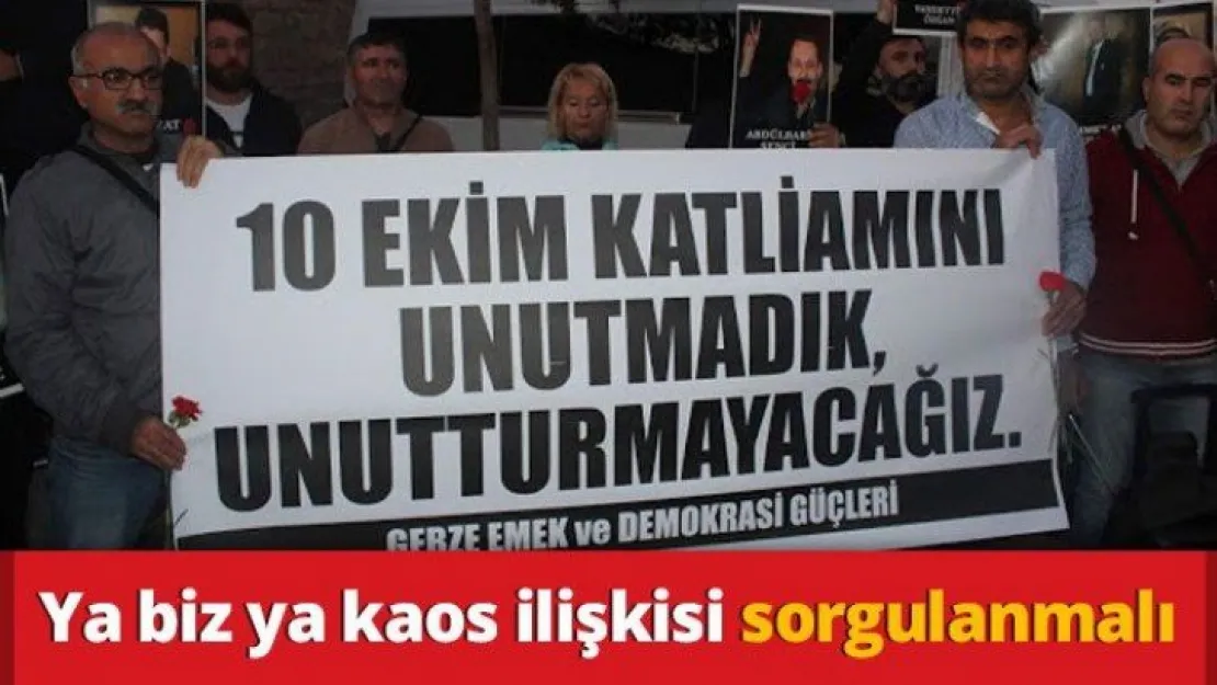 Ya biz ya kaos ilişkisi sorgulanmalı