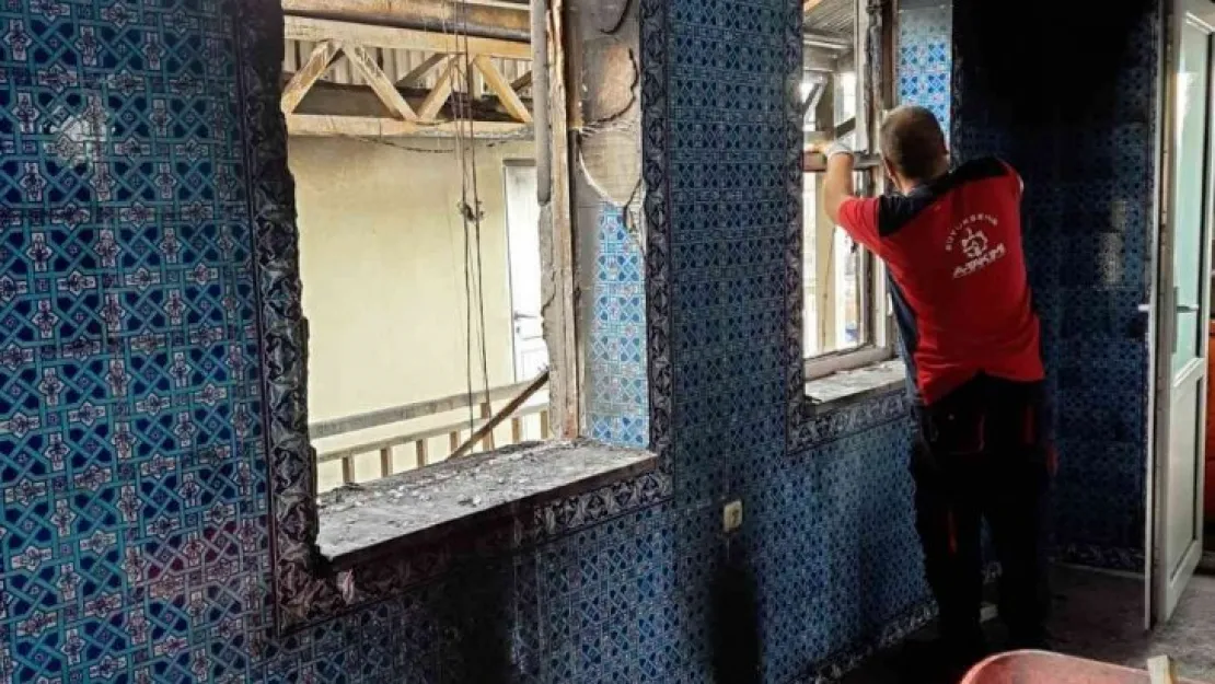 Bahtiyar Cami'nin onarım çalışmaları başladı