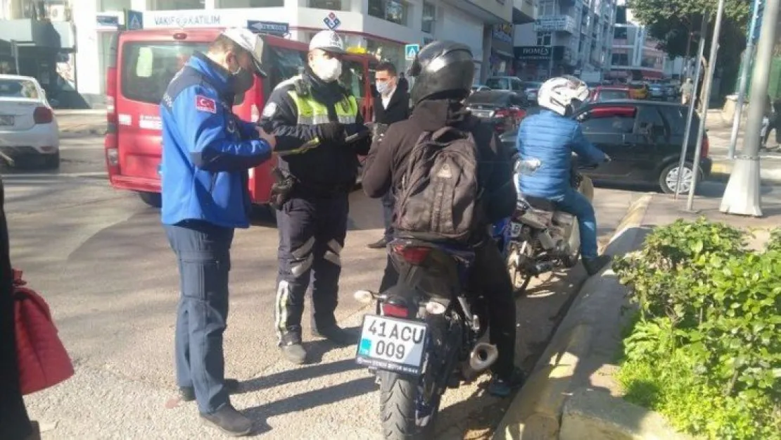 Yayaların yürüyüş yoluna giren sürücülere 30 bin TL ceza