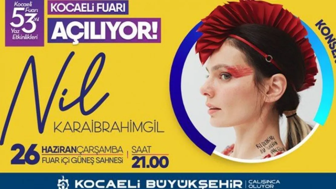 Yaz konserleri Nil Karaibrahimgil ile başlıyor