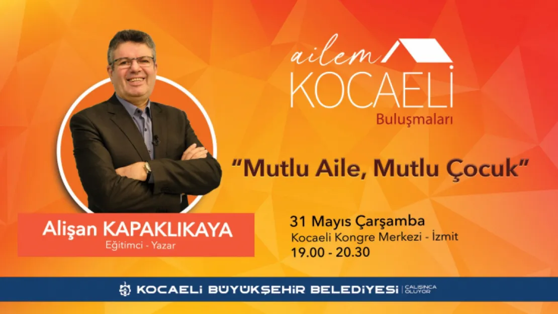 Yazar Alişan Kapaklıkaya Kocaeli'ye geliyor