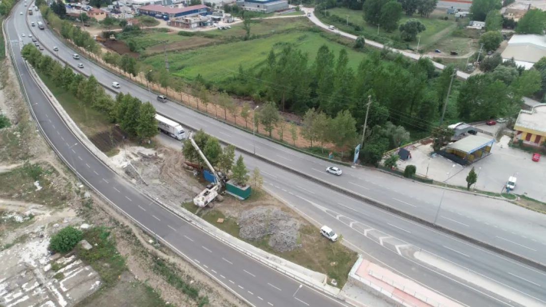 Yeni Emniyet Müdürlüğü önüne üstgeçit yapımına başlandı