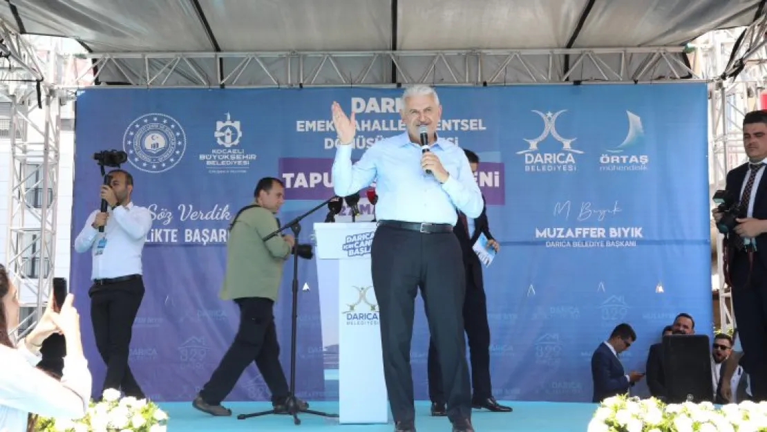 Yıldırım Kocaeli'den seslendi: Erdoğan'ı, indiremezsiniz, gücünüz de yetmez
