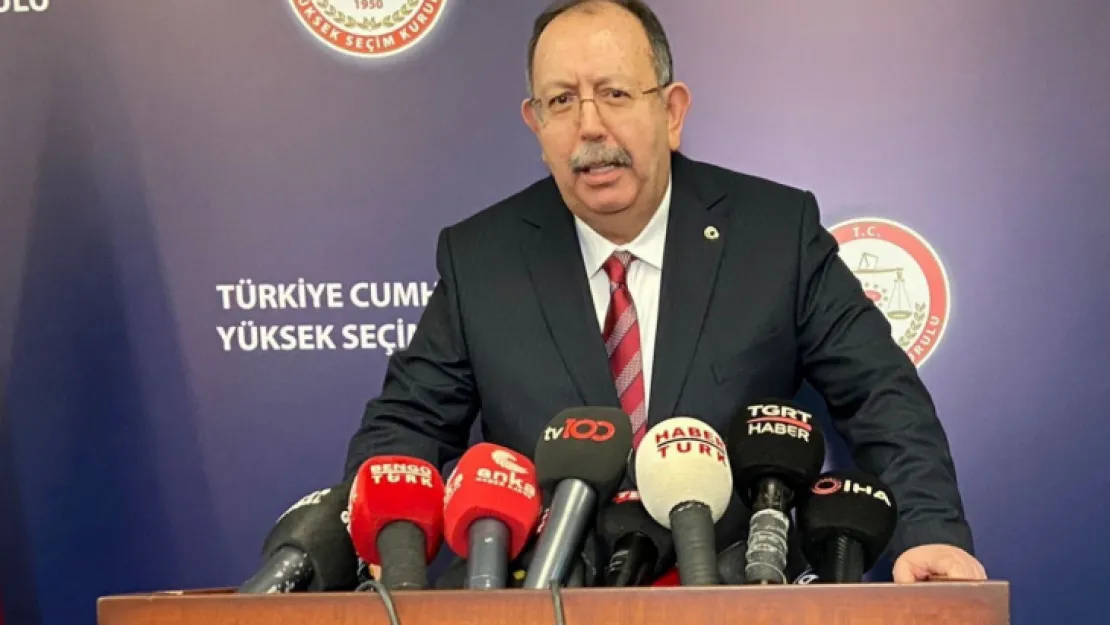 YSK Başkanı: Erdoğan'ın adaylığına engel yok