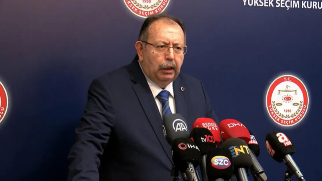 YSK Başkanı Yener'den açıklama