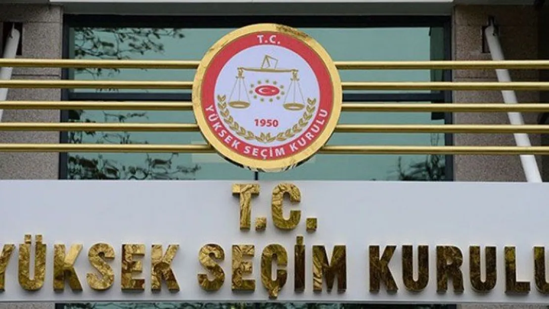 YSK'dan flaş karar!