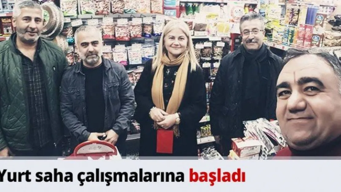 Yurt saha çalışmalarına başladı