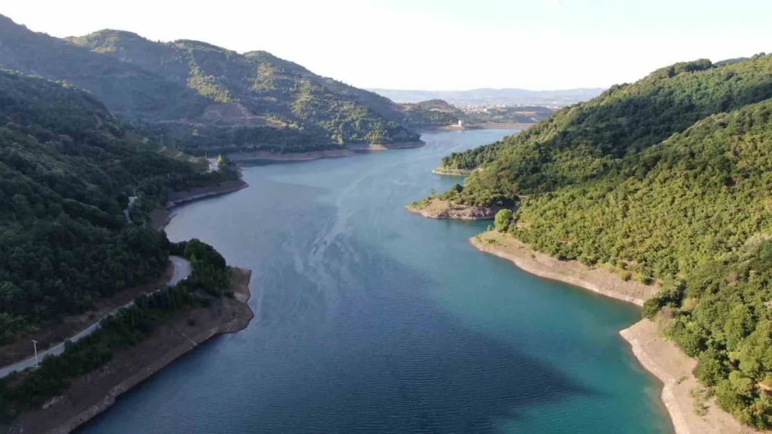 Yuvacık Barajı'nın su seviyesi düştü