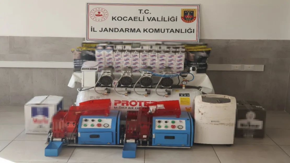 Yüz binlerce gram kaçak tütün ele geçirildi