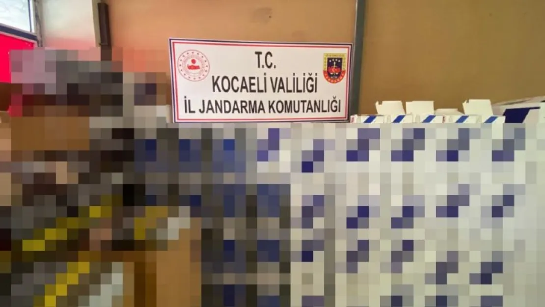 Yüz binlerce gram tütün ele geçirildi