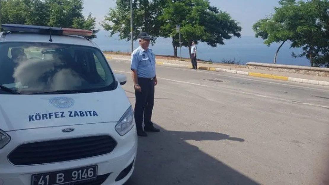 Zabıtadan kamyonlara sıkı denetim