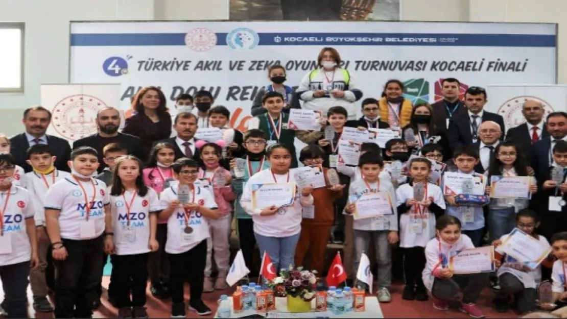 Zeka Oyunları Turnuvası Kocaeli Finali yapıldı 