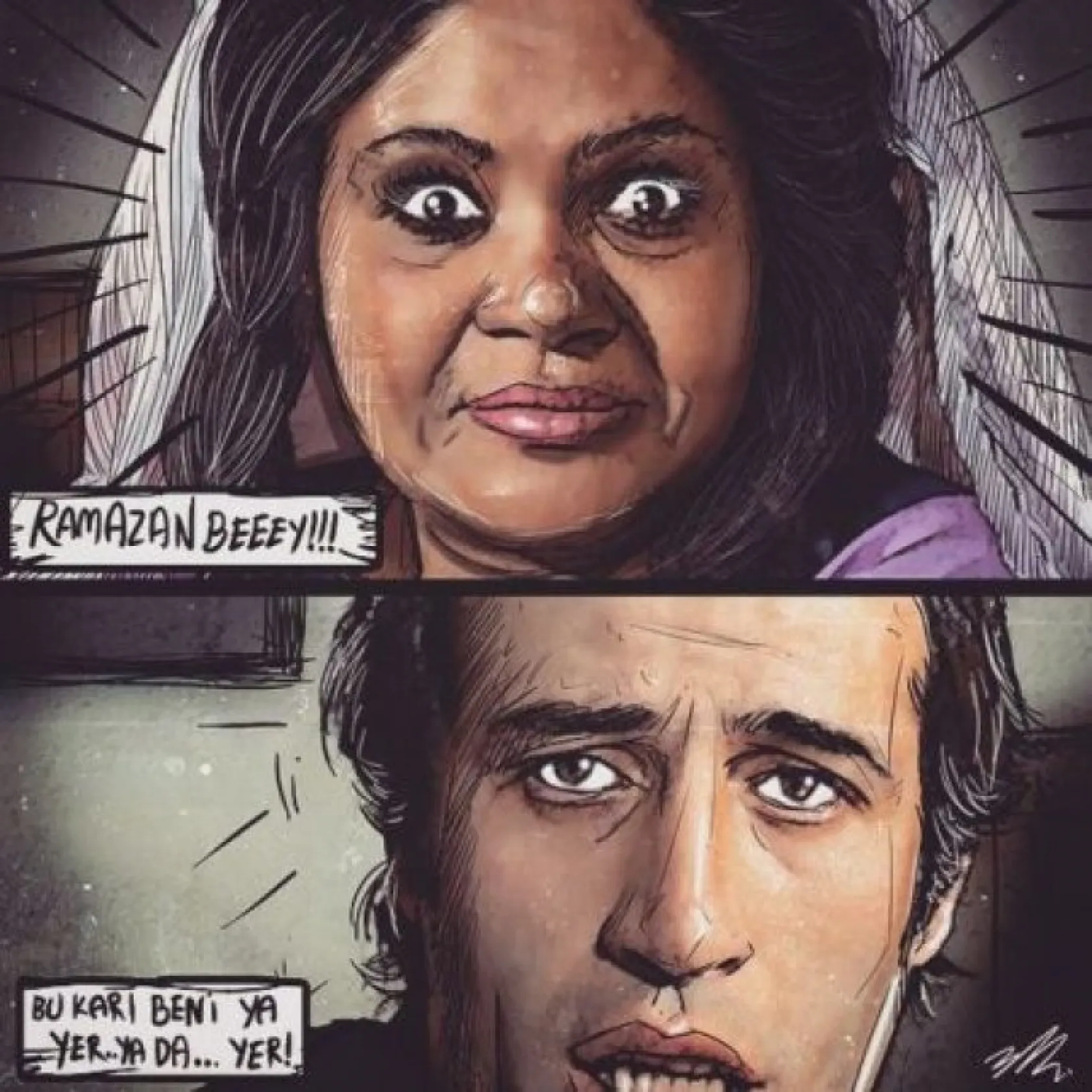 Yeşilçam'ın efsanelerini karikatürleştirdiler