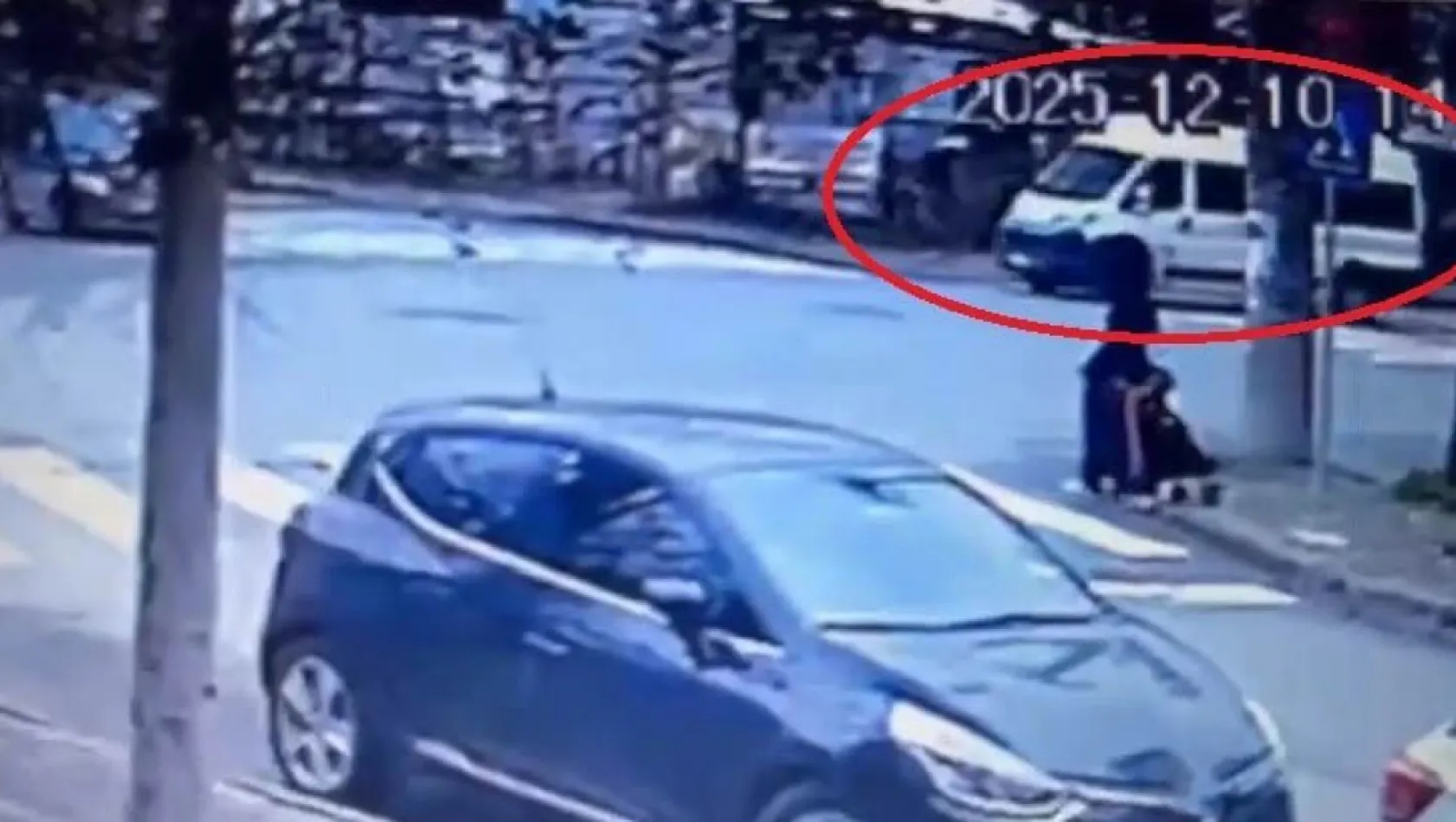 10 yaşındaki çocuğun hayatını kaybettiği kaza kamerada