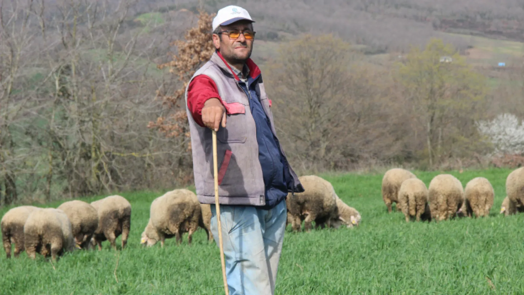 55 yaşından sonra çobanlık yapmaya başladı