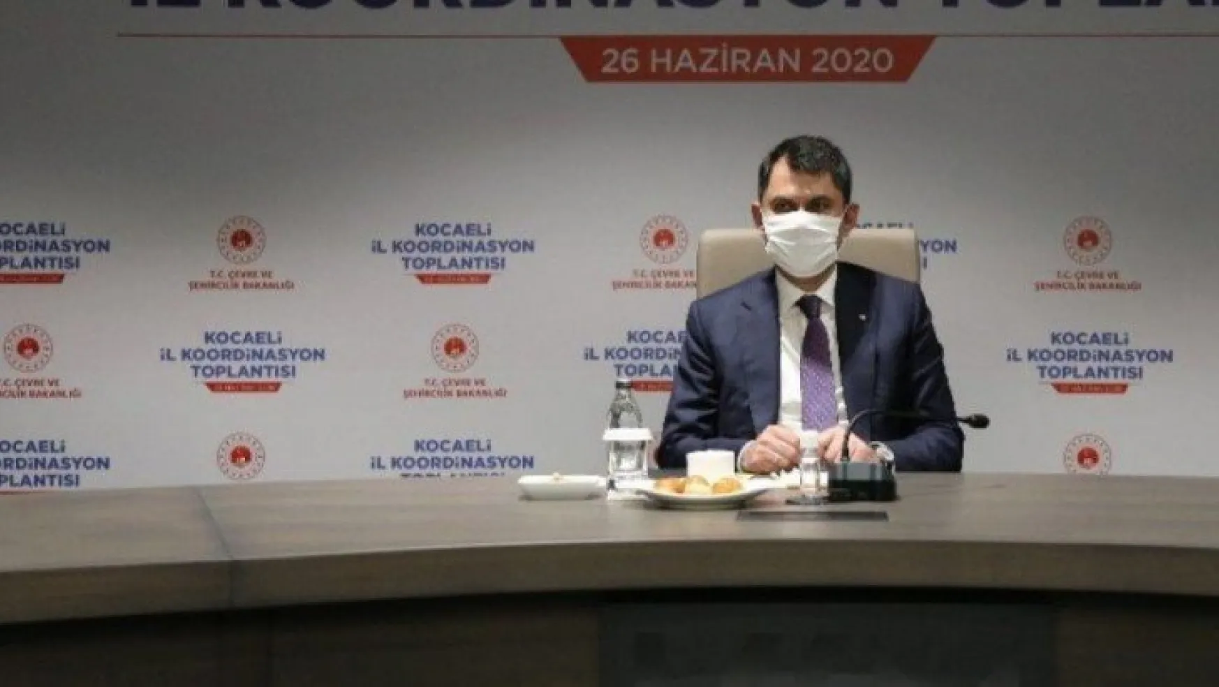 Çevre ve Şehircilik Bakanı Murat Kurum Kocaeli'de konuştu