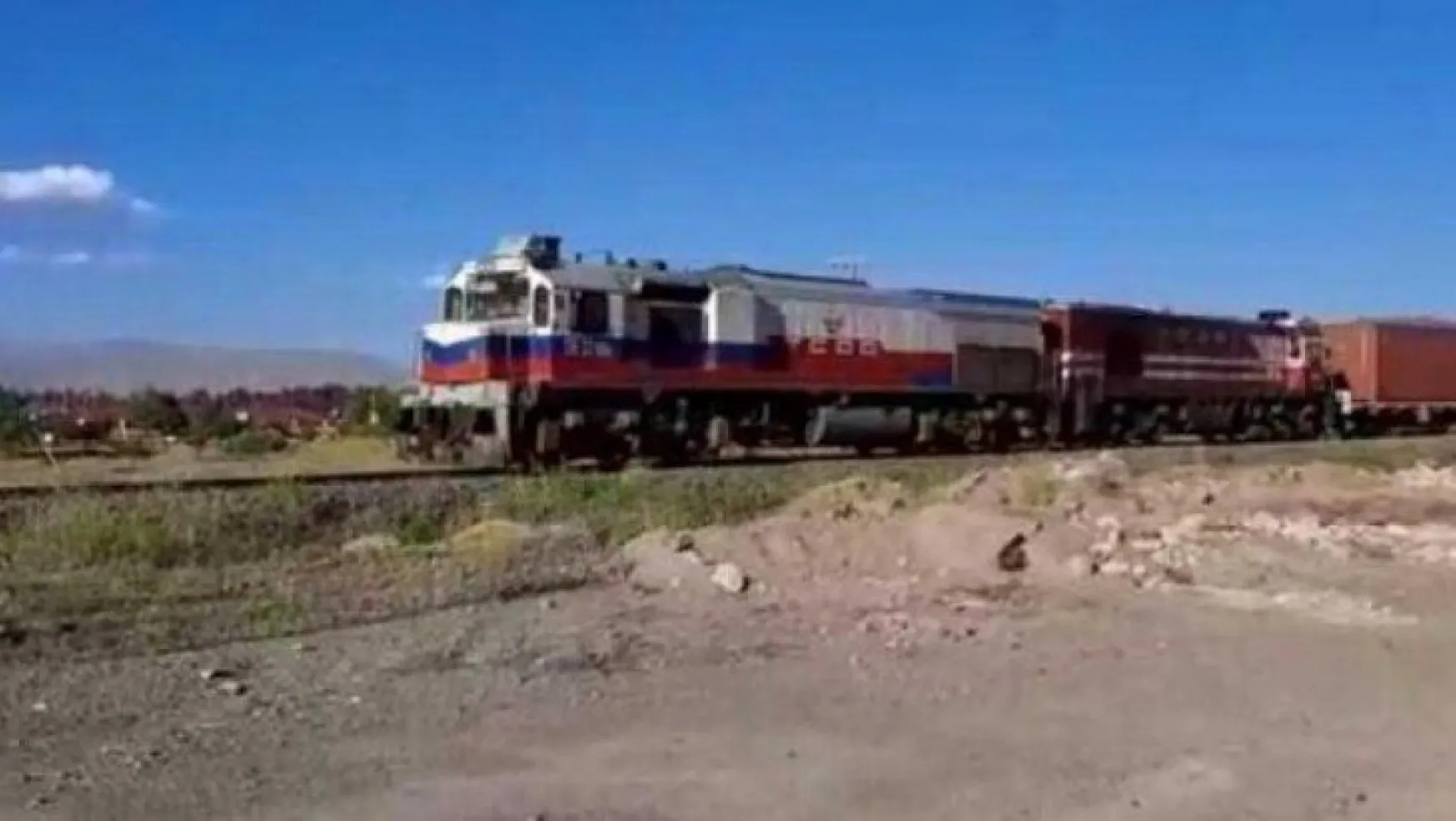 Çin'den yola çıkan yük treni Kocaeli'ne ulaştı