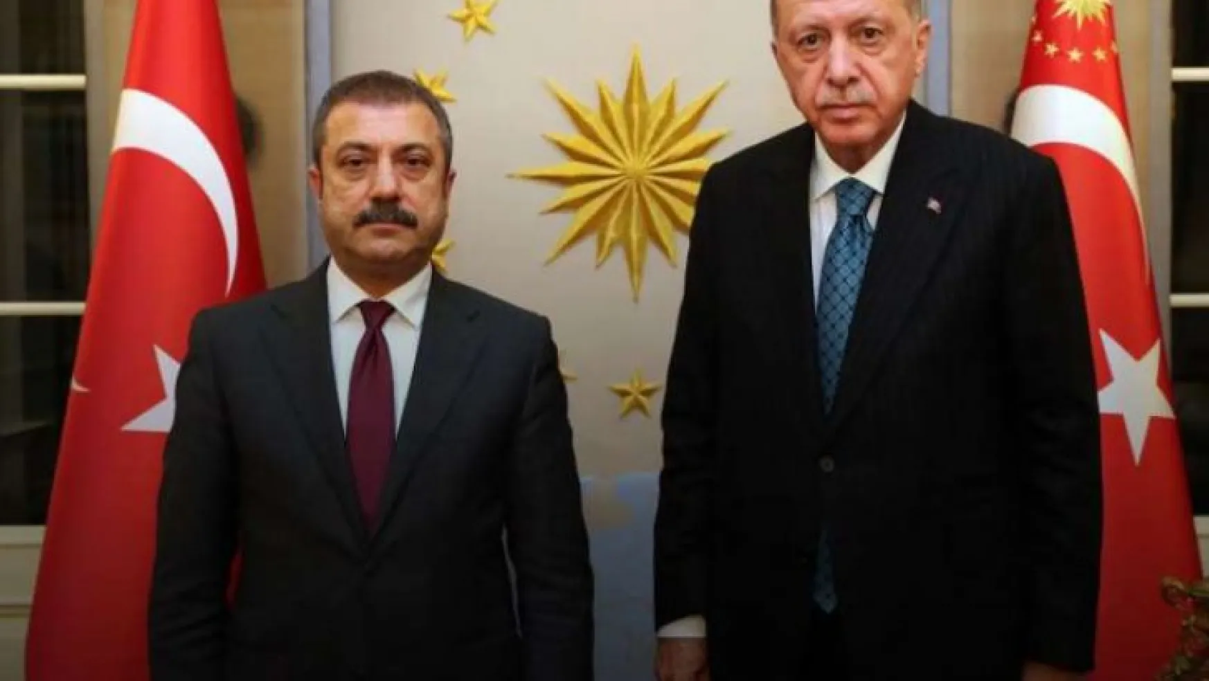 Erdoğan TCMB Başkanı ile görüştü