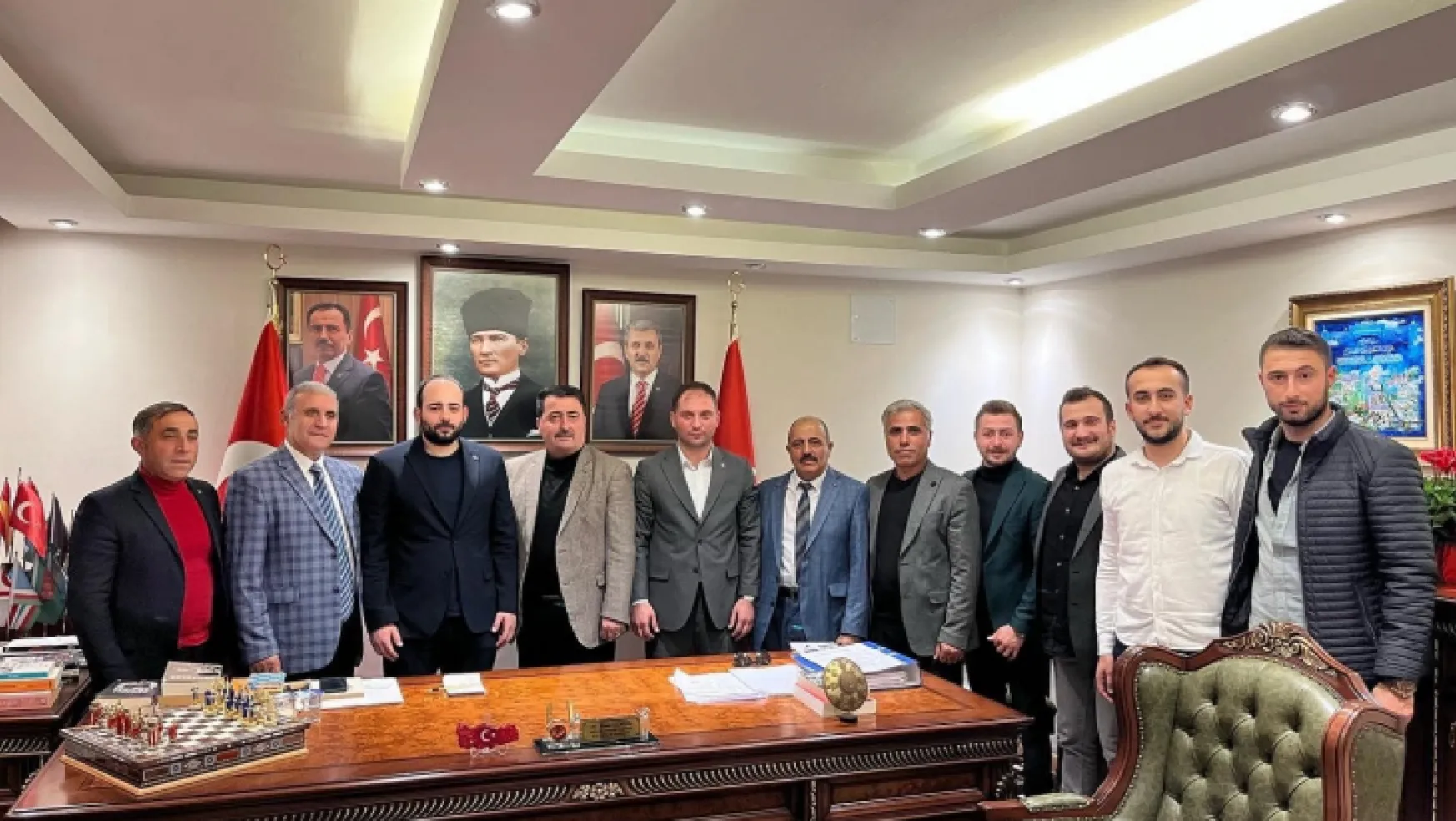 Erzurumlular'dan Büyük Birlik Partisi'ne ziyaret