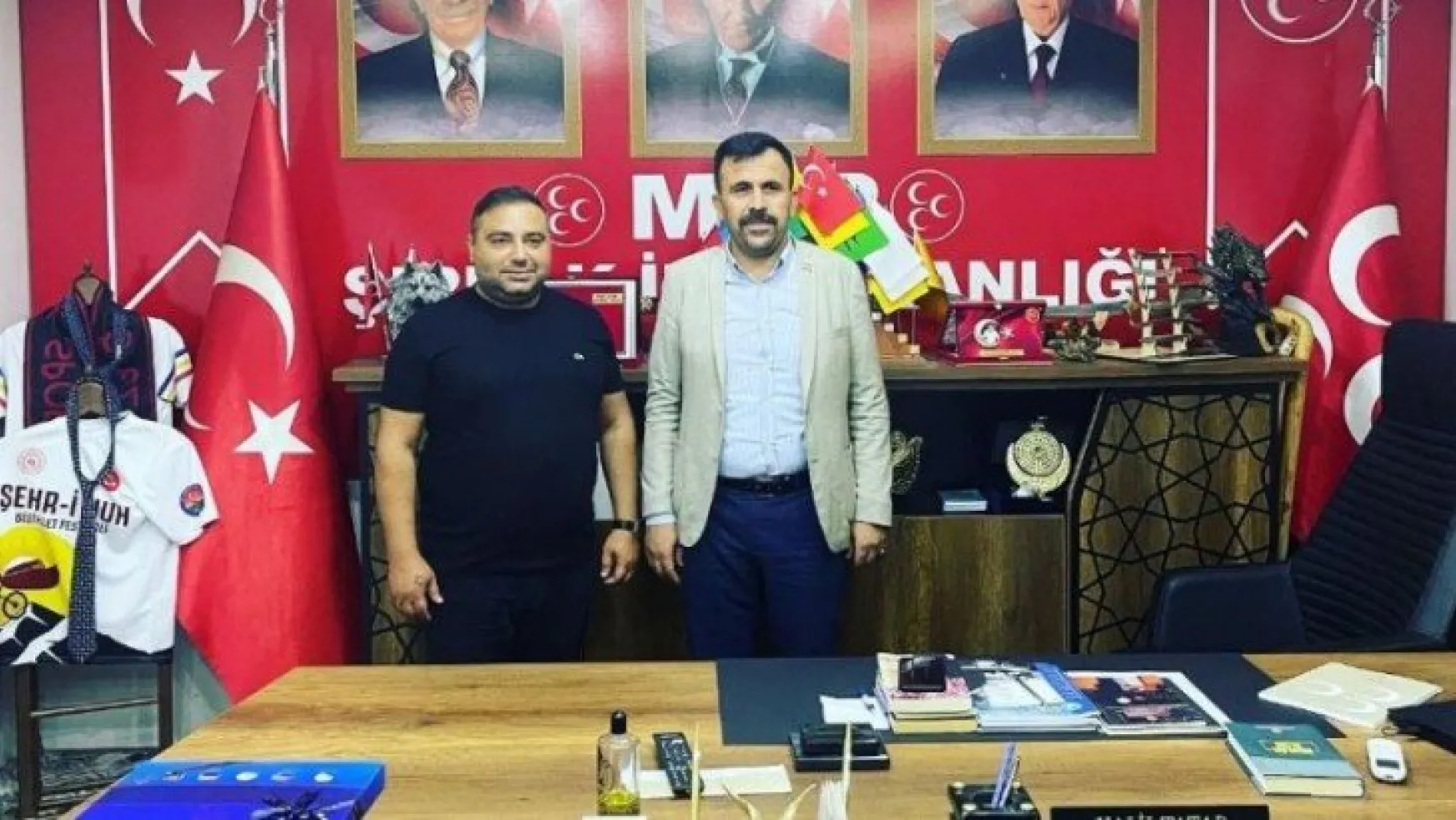 Gazeteci Ferhat Aydoğan'dan MHP Şırnak İl Başkanı Tatar'a Ziyaret