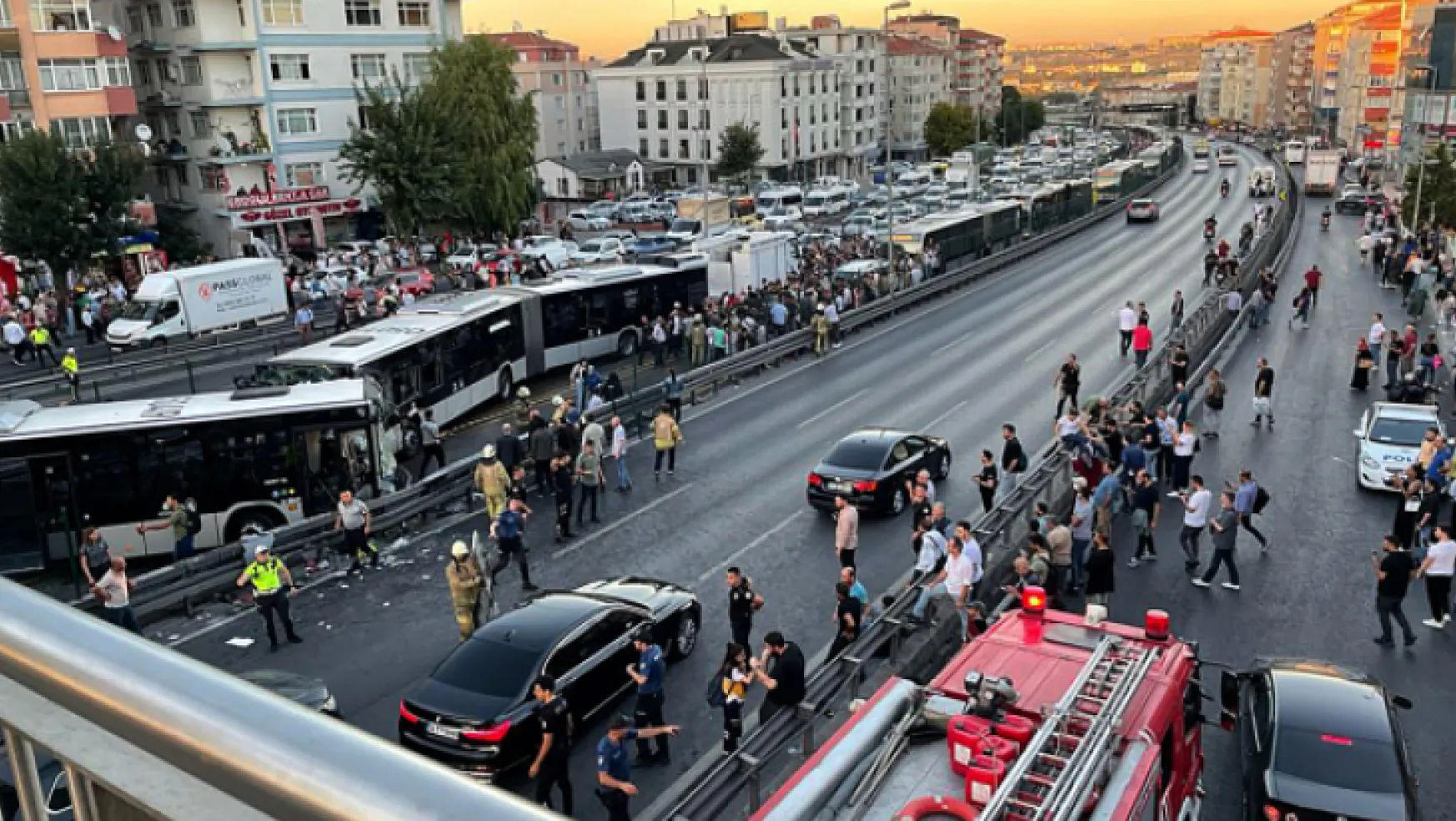 İstanbul'da kaza: 99 yaralı