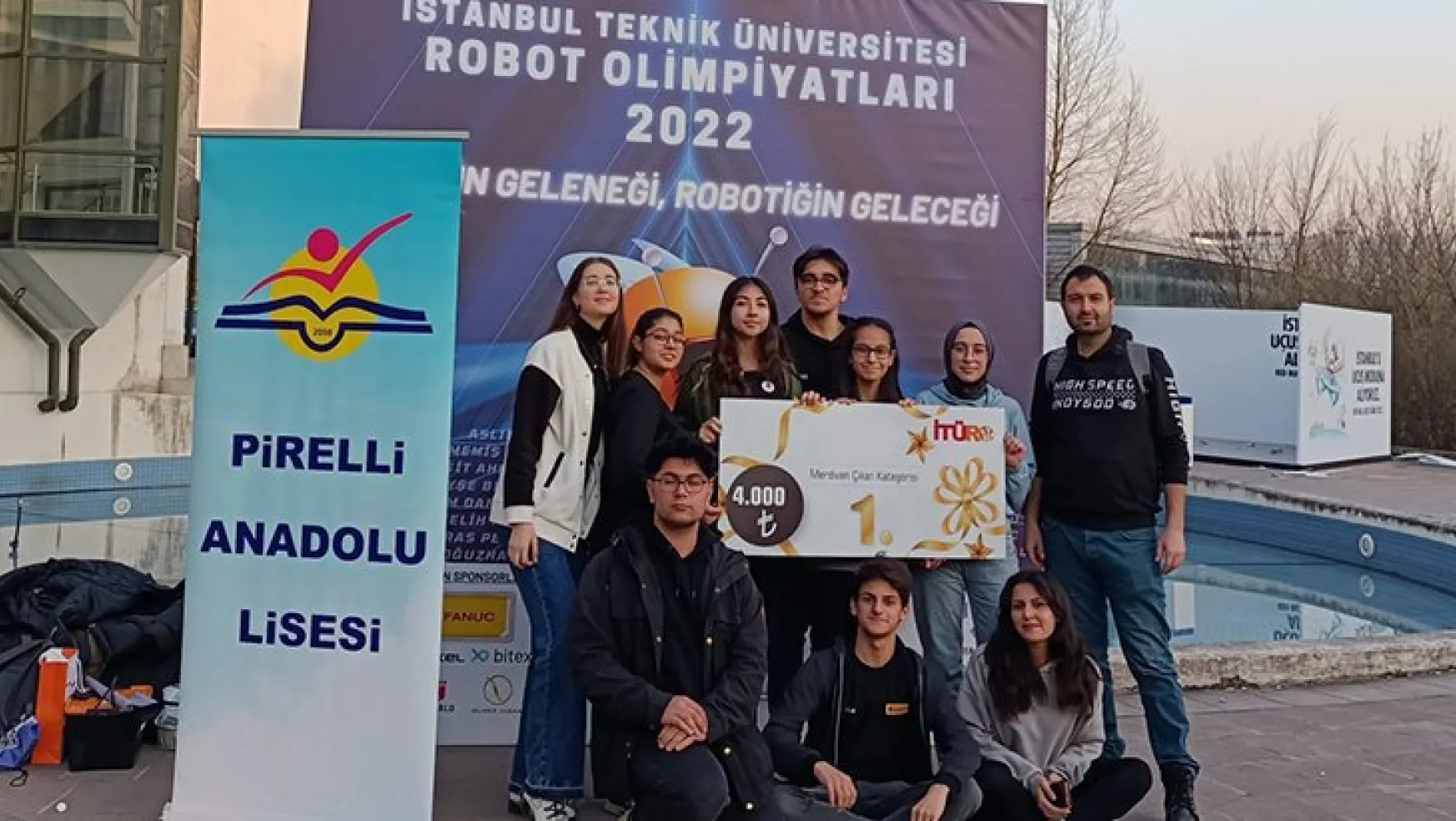 İTÜ Robot Olimpiyatları'nda ilimize 1'incilik ödülü