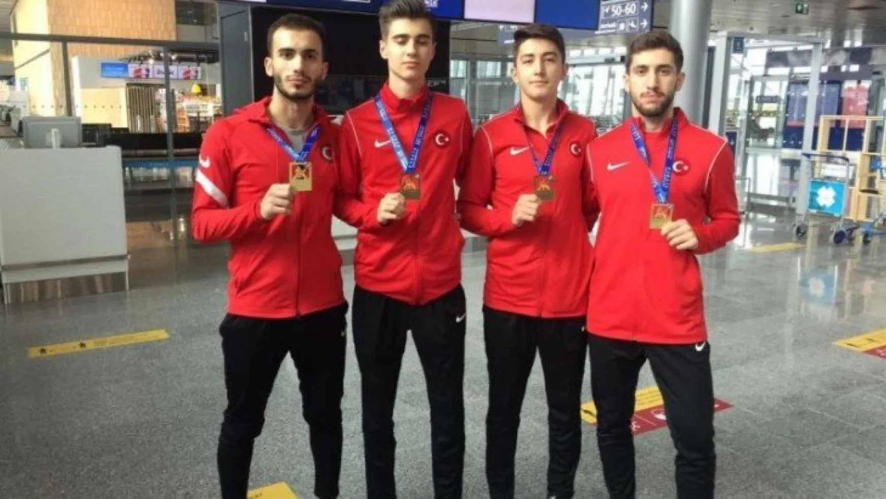 Karateciler Avrupa şampiyonasından 4 madalya ile döndü