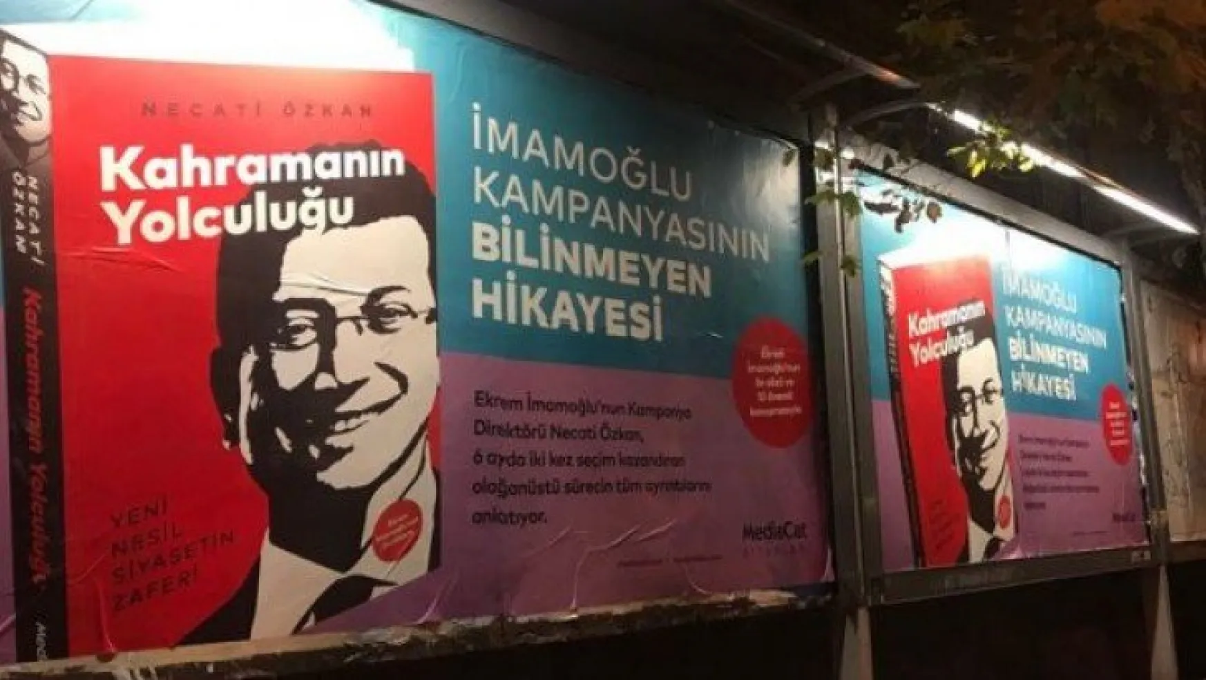 Kocaeli Büyükşehir'in billboardlarında İmamoğlu propagandası!