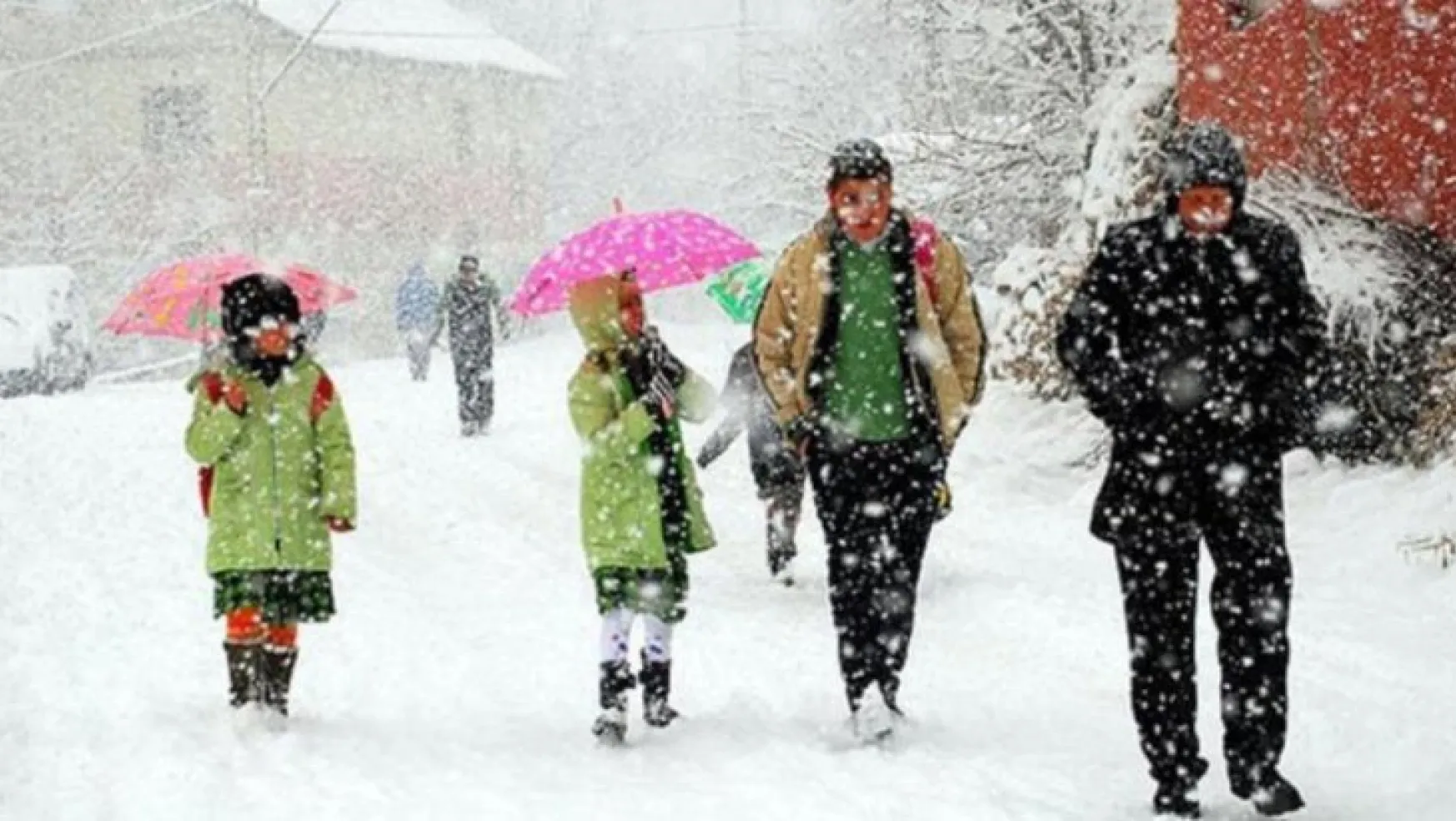 Kocaeli'de bazı okullarda kar tatili verildi