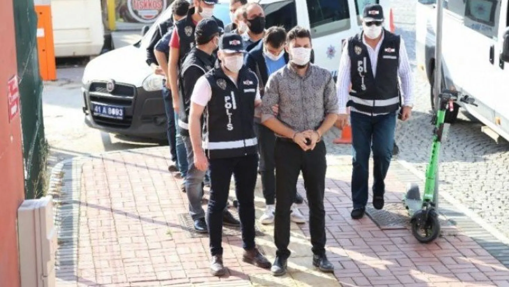 Kocaeli'de FETÖ operasyonunda yakalanan 4 kişi tutuklandı