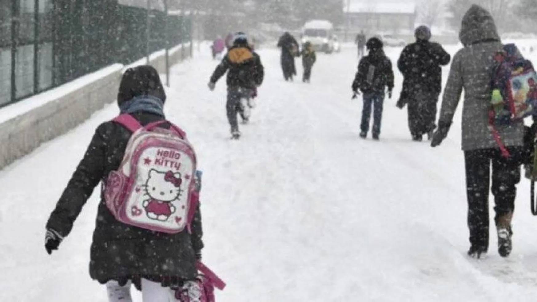 Kocaeli'deki okullara kar engeli!